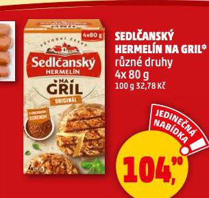 SEDLANSK HERMELN NA GRIL