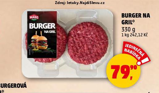 BURGER NA GRIL