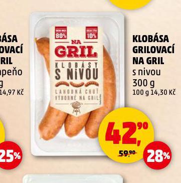 KLOBSA GRILOVAC NA GRIL