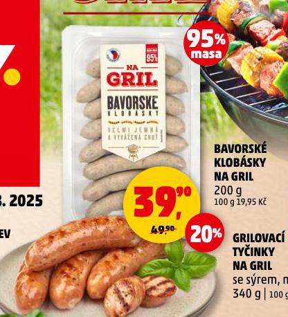 BAVORSK KLOBSKY NA GRIL