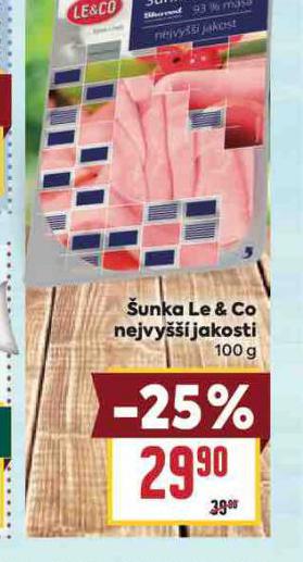 UNKA LE & CO NEJVY JAKOSTI