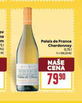 PALAIS DE FRANCE CHARDONNAY