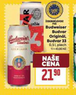 PIVO BUDVAR 33