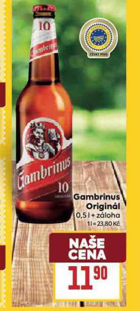 PIVO GAMBRINUS ORIGINL