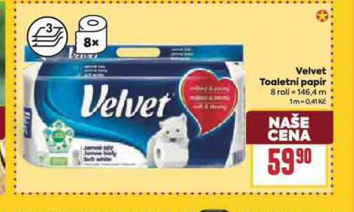 VELVET TOALETN PAPR