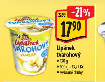 LIPNEK TVAROHOV