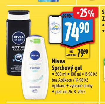NIVEA SPRCHOV GEL