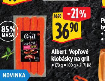 VEPOV KLOBSKY NA GRIL