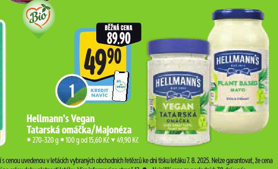HELLMANNS VEGAN MAJONZA, TATARSK OMKA