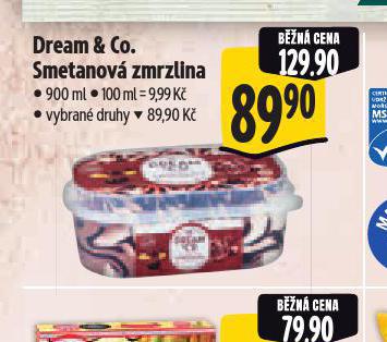 DREAM & CO. SMETANOV ZMRZLINA