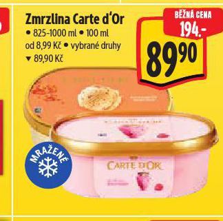 ZMRZLINA CARTE D'OR
