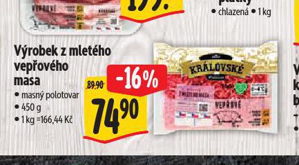 VROBEK Z MLETHO VEPOVHO MASA