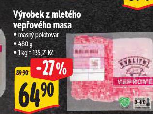 VROBEK Z MLETHO VEPOVHO MASA