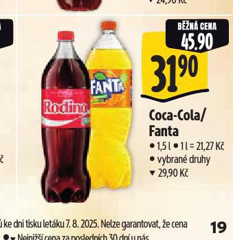 COCA COLA, FANTA