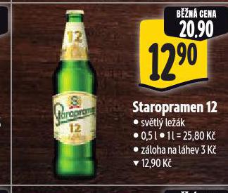 PIVO STAROPRAMEN 12