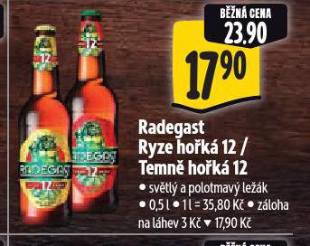 PIVO RADEGAST TEMN HOK 12