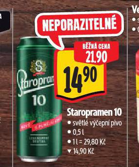 PIVO STAROPRAMEN 10