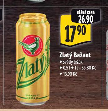 PIVO ZLAT BAANT