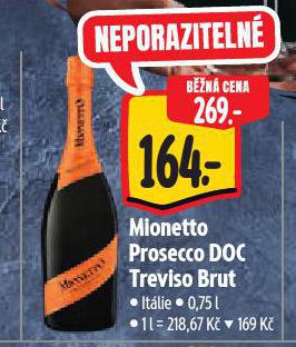 MIONETTO PROSECCO DOC TREVISO BRUT