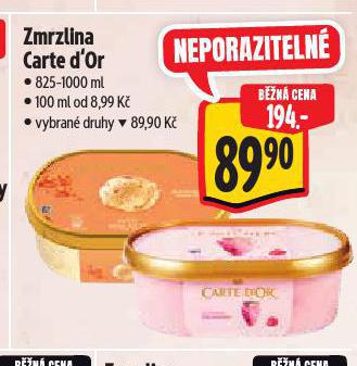ZMRZLINA CARTE D'OR