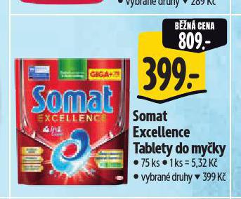 SOMAT EXCELLENCE TABLETY DO MYKY