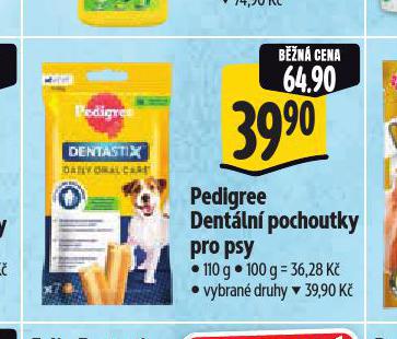 PEDIGREE DENTLN POCHOUTKY PRO PSY