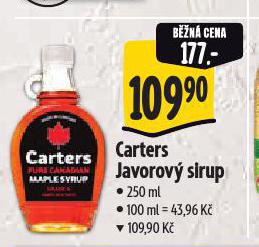 CARTERS JAVOROV SIRUP