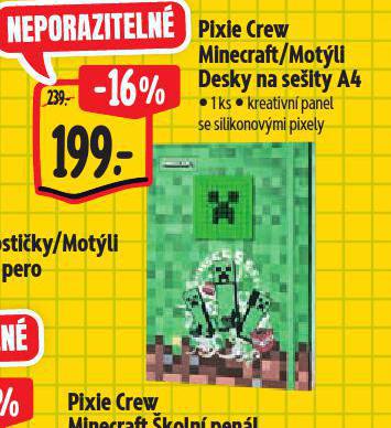 PIXIE CREW MINECRAFT / MOTL DESKY NA SEITY A4
