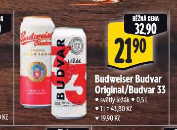 PIVO BUDWEISER BUDVAR