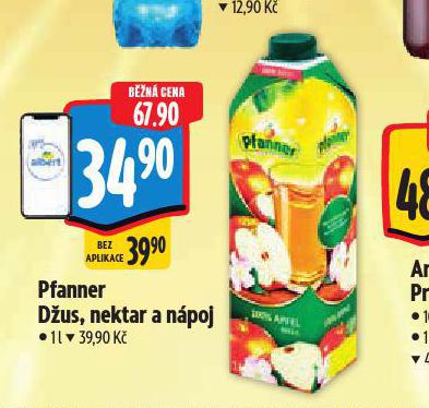 PFANNER DUS, NEKTAR A NPOJ