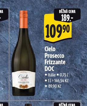 CIELO PROSECCO FRIZZANTE DOC
