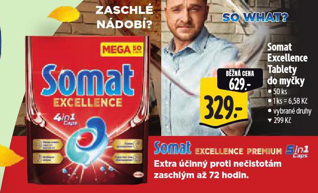 SOMAT EXCELLENCE TABLETY DO MYKY