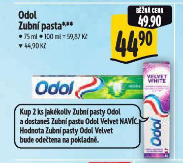 ODOL ZUBN PASTA