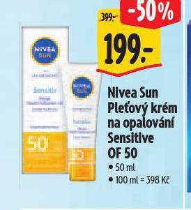 NIVEA SUN PLEOV KRM NA OPALOVN