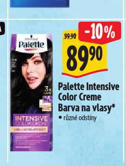 PALETTE BARVA NA VLASY