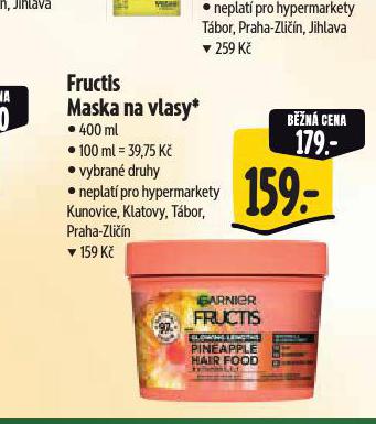 FRUCTIS MASKA NA VLASY