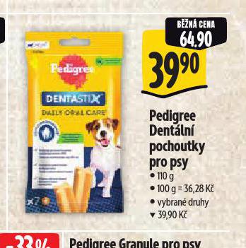 PEDIGREE DENTLN POCHOUTKY PRO PSY