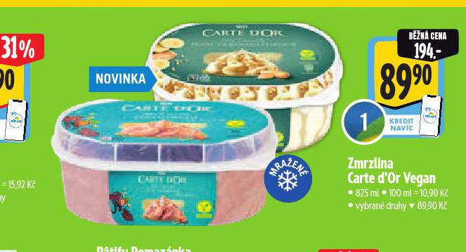 ZMRZLINA CARTE D'OR VEGAN