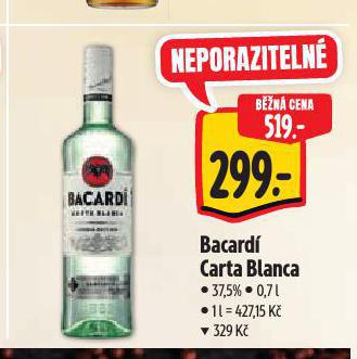 BACARD CARTA BLANCA