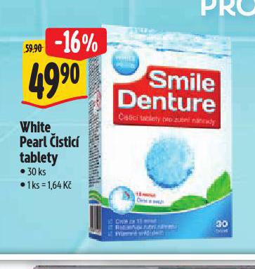 WHITE PEARL SMILE ISTI TABLETY
