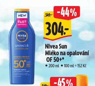 NIVEA SUN MLKO NA OPALOVN