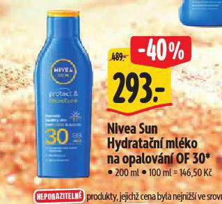 NIVEA SUN HYDRATAN MLKO NA OPALOVN