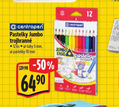 PASTELKY JUMBO TROJHRANN