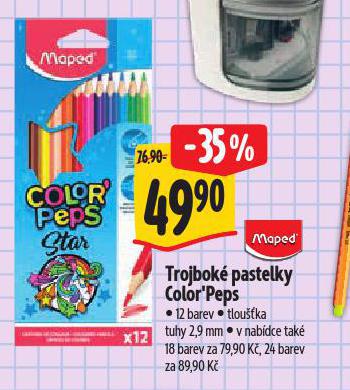 TROJBOK PASTELKY COLORS PEPS