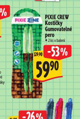 PIXIE CREW KOSTIKY GUMOVATELN PERO