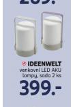 VENKOVN LED AKU LAMPA