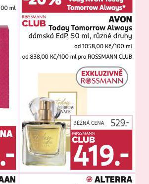 AVON TODAY TOMORROW ALWAYS