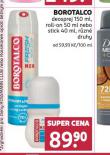 BOROTALCO DEOSPREJ, ROLL-ON, STICK