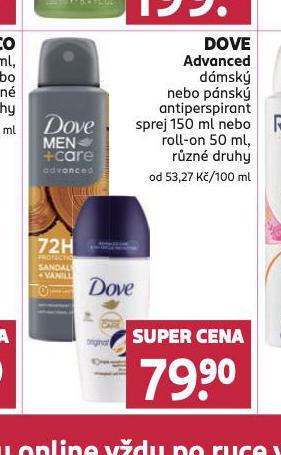 DOVE ADVANCED ANTIPERSPIRANT