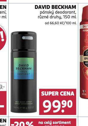 DAVID BECKHAM DEODORANT